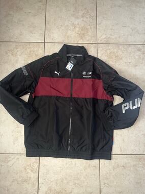 PUMA BMW M Motorsport SDS 2.0 Men’s Full-Zip Jacket Size L NWT